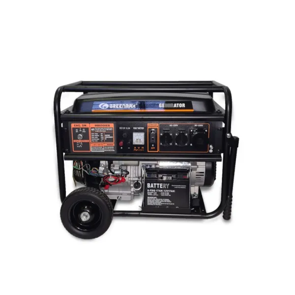 Генератор бензиновий GREENMAX MB6500EB3 5.0/5.5 кВт, трифазний, з електрозапуском