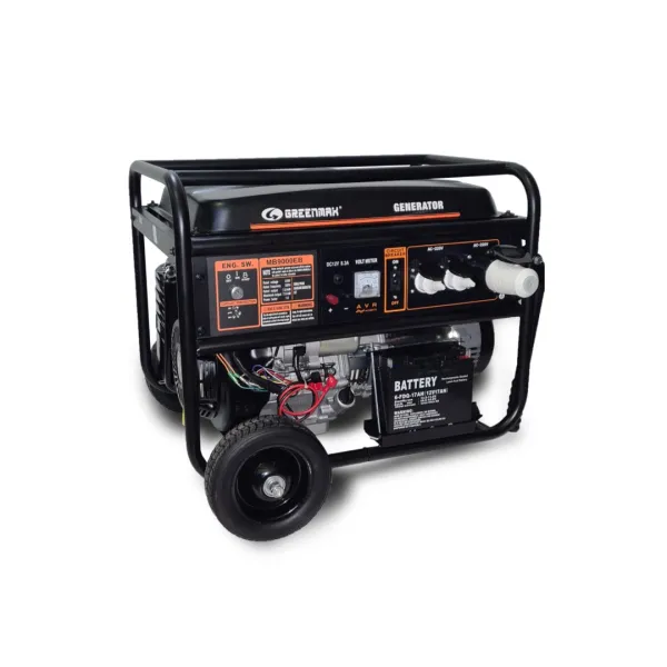 Бензиновий генератор GREENMAX MB9000EB 7.0/7.5 кВт з електрозапуском