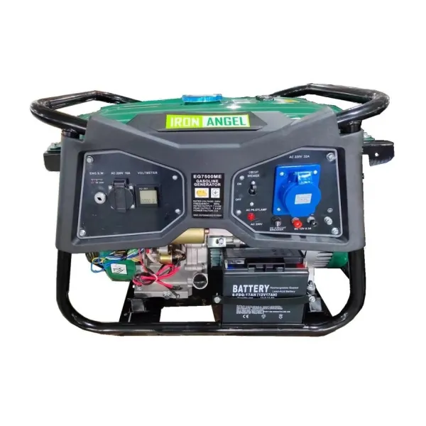 Генератор бензиновий Iron Angel EG 7500 ME 7.0/7.5 кВт з електрозапуском
