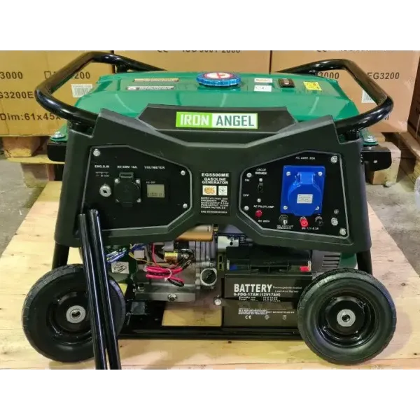 Генератор бензиновий Iron Angel EG 5500 ME 5 кВт ел. стартер