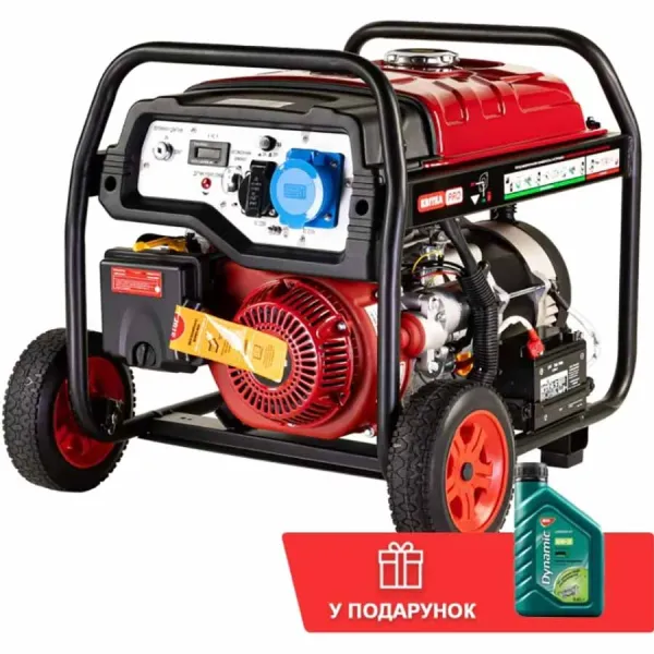 Бензиновый генератор КВІТКА PRO SC5000E + масло
