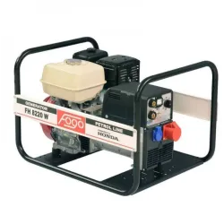 Генератор бензиновий FOGO FH8220W 5.2/5.8 кВт, трифазний, з ручним запуском (для зварювального апарату)