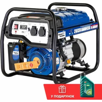 Бензиновый генератор BLUETOOLS BG3500M + масло