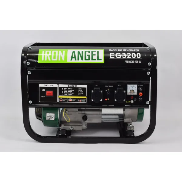 Генератор бензиновий Iron Angel EG 3200 2.8/3.0 кВт з ручним запуском
