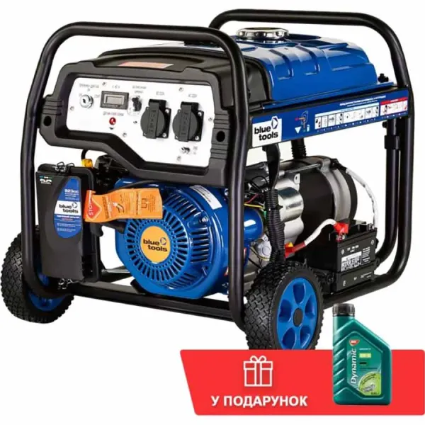 Бензиновый генератор BLUETOOLS BG4000E + масло
