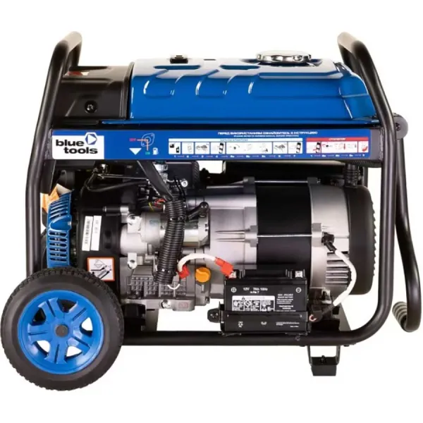 Бензиновый генератор BLUETOOLS BG5000E + масло
