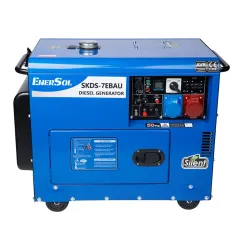 Генератор дизельний EnerSol SKDS-7EBAU 6.0/6.5 кВт, трифазний, з електрозапуском