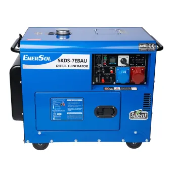 Генератор дизельний EnerSol SKDS-7EBAU 6.0/6.5 кВт, трифазний, з електрозапуском