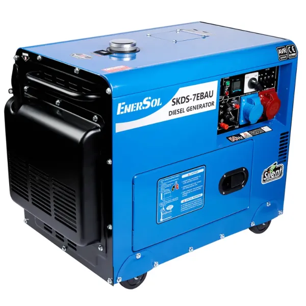 Генератор дизельний EnerSol SKDS-7EBAU 6.0/6.5 кВт, трифазний, з електрозапуском