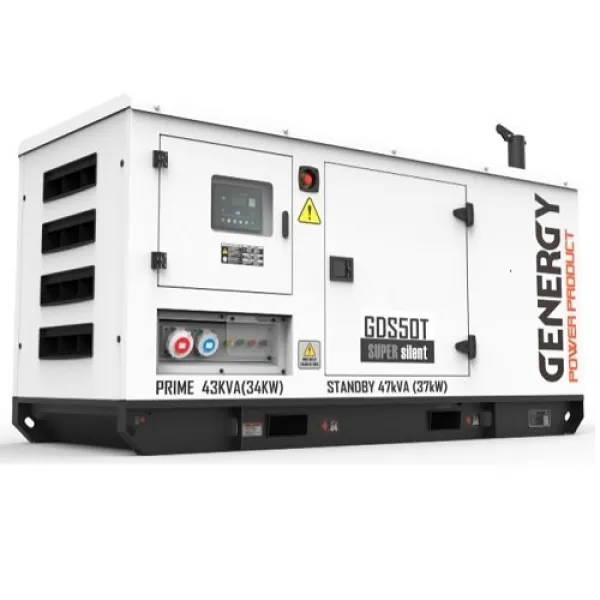Генератор дизельный GENERGY GDS50T 34.0/37.0 кВт, трехфазный, с автозапуском