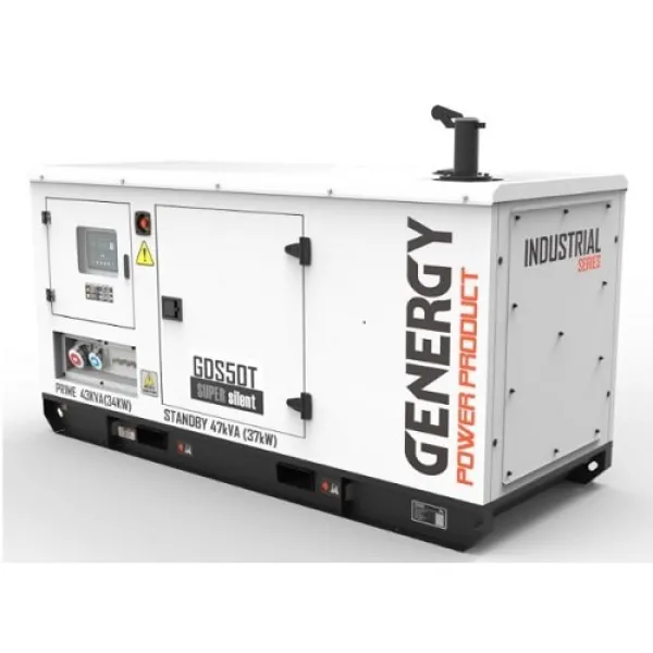 Генератор дизельный GENERGY GDS50T 34.0/37.0 кВт, трехфазный, с автозапуском