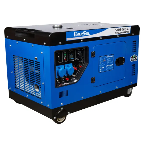 Генератор дизельний EnerSol SKDS-10EBA 9.0/10.0 кВт з електрозапуском