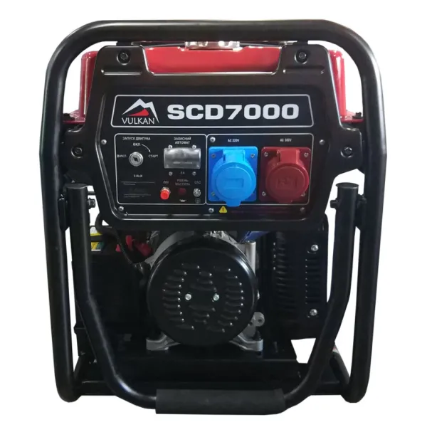 Генератор дизельний Vulkan SCD7000 5.0/5.5 кВт, трифазний, з електрозапуском