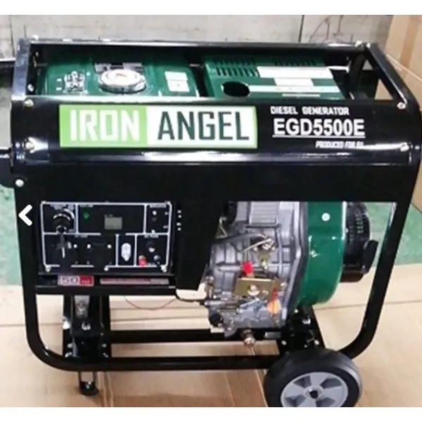 Генератор дизельний Iron Angel EGD 5500 E 5.0/5.5 кВт з електрозапуском