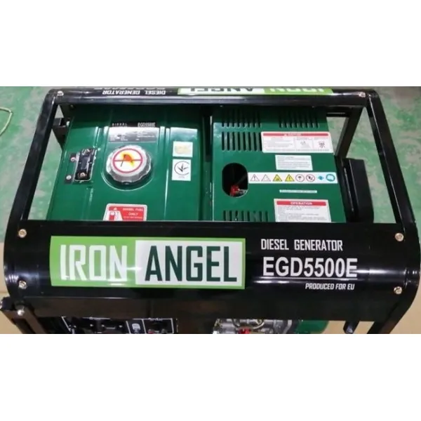 Генератор дизельний Iron Angel EGD 5500 E 5.0/5.5 кВт з електрозапуском