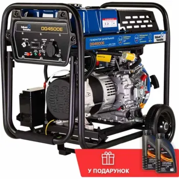 Дизельний генератор BLUETOOLS DG4500E + олія