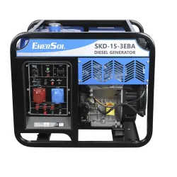 Генератор дизельний EnerSol SKD-15-3EBA 12.0/13.0 кВт, трифазний, з електрозапуском