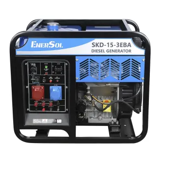 Генератор дизельний EnerSol SKD-15-3EBA 12.0/13.0 кВт, трифазний, з електрозапуском