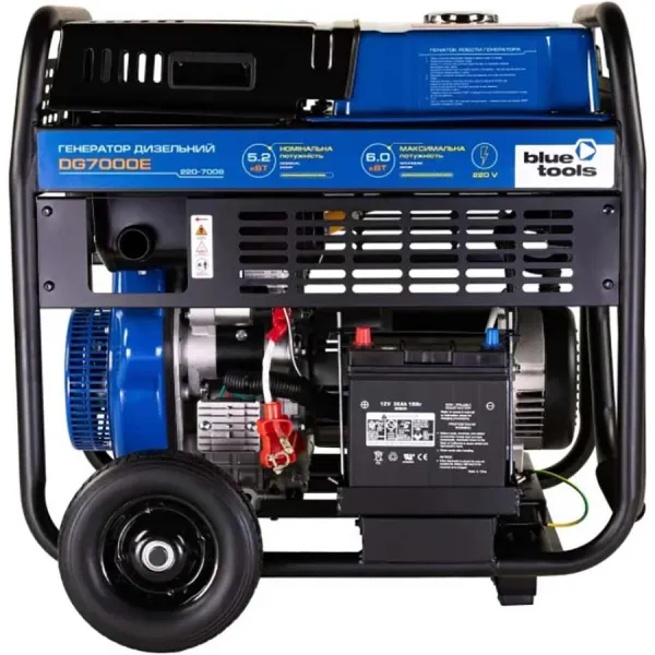 Дизельний генератор BLUETOOLS DG7000E + олія