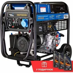 Дизельный генератор BLUETOOLS DG7000E + масло