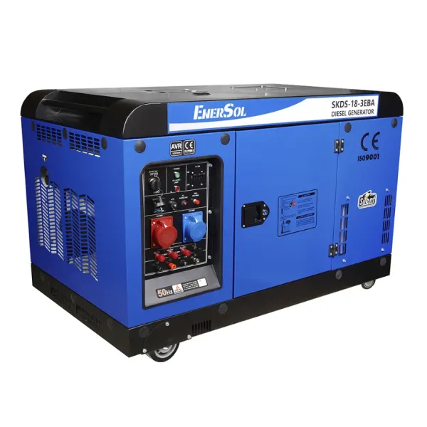 Генератор дизельний EnerSol SKDS-18-3EBA 16.0/18.0 кВт, трифазний, з електрозапуском