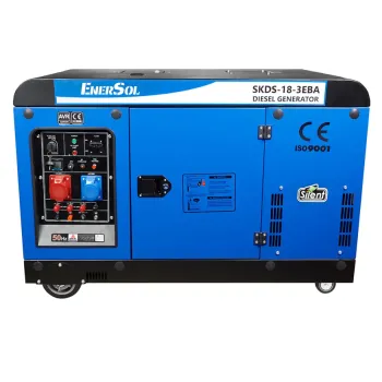 Генератор дизельний EnerSol SKDS-18-3EBA 16.0/18.0 кВт, трифазний, з електрозапуском