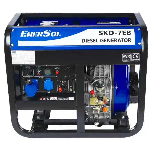 Генератор дизельний EnerSol SKD-7EB 6.0/6.5 кВт з електрозапуском