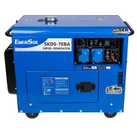 Генератор дизельний EnerSol SKDS-7EBA 6.0/6.5 кВт з електрозапуском