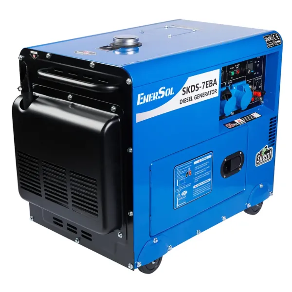 Генератор дизельний EnerSol SKDS-7EBA 6.0/6.5 кВт з електрозапуском