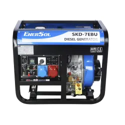 Генератор дизельний EnerSol SKD-7EBU 6.0/6.5 кВт, трифазний, з електрозапуском