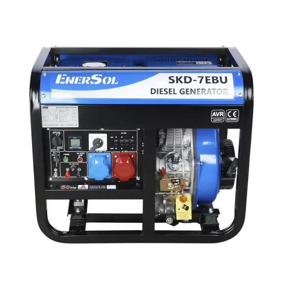 Генератор дизельний EnerSol SKD-7EBU 6.0/6.5 кВт, трифазний, з електрозапуском