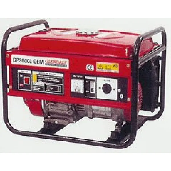 Бензиновый генератор 2,7 кВт Glendale GP3000L-GEM открытого типа