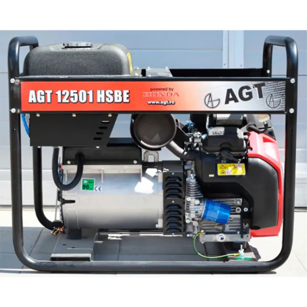 Бензиновий генератор AGT 12501 HSBE R16