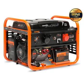 Бензиновый генератор Daewoo GDA 7500DPE-3