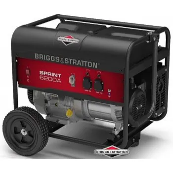 Бензиновый генератор 4,9 кВт Briggs&Stratton Sprint 6200A открытого типа