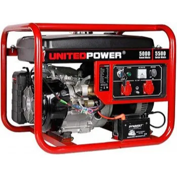 Генератор бензиновый 5 кВт UNITED POWER GG6200E открытого типа