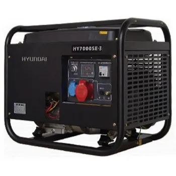 Бензиновый генератор 5,5 кВт HYUNDAI HY 7000SE 3 открытый