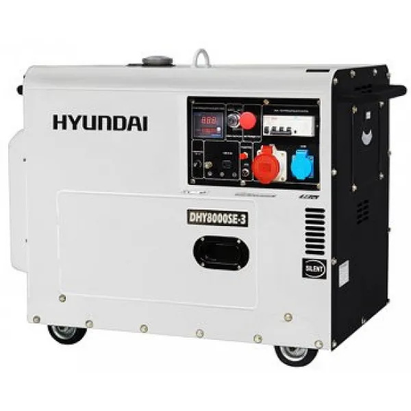 Дизельный генератор 6 кВт HYUNDAI DHY 8000SE-3