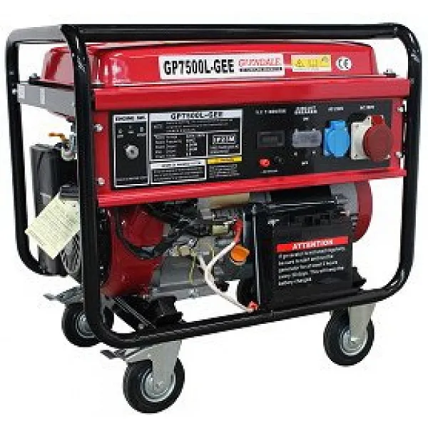 Электростанция бензиновая 7 кВт Glendale GP7500L-GEE/3 открытого типа