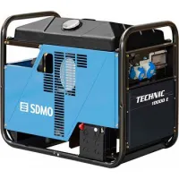 Бензиновый генератор 10 кВт SDMO TECHNIC 10000 E открытого типа