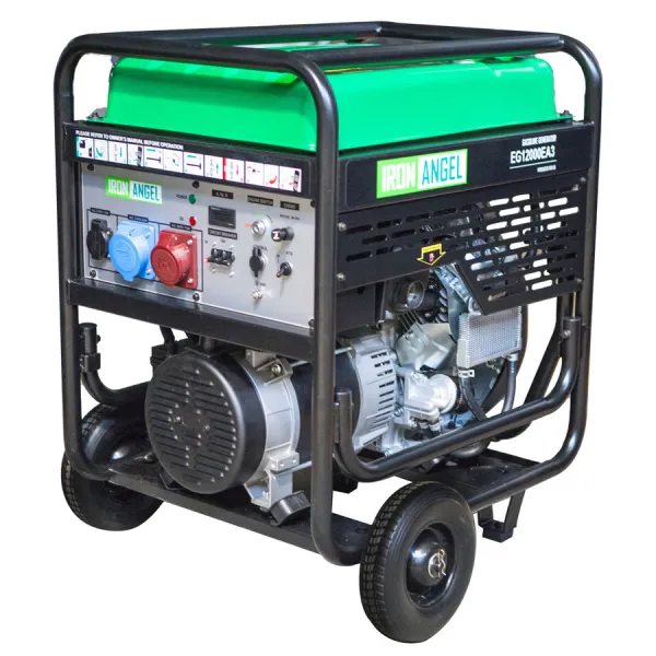 Бензиновый генератор Iron Angel EG12000EA3 + блок автоматики