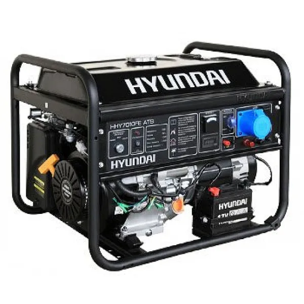 Бензогенератор 5 кВт HYUNDAI HHY 7010FE ATS открытый