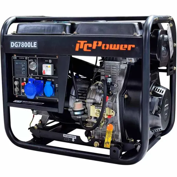 Электрогенератор дизельный ITC Power DG7800LE 6 кВт
