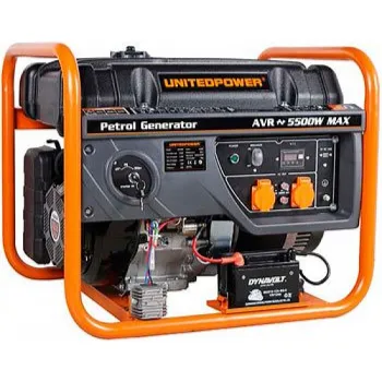 Генератор бензиновый 6 кВт UNITED POWER GG7300E открытого типа