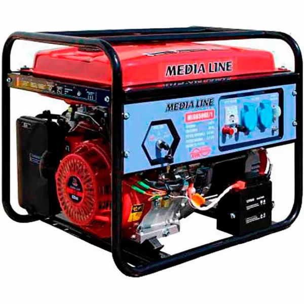 Миниэлектростанция бензиновая AGT Media Line MLG-6500E/2