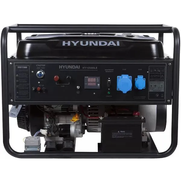 Бензиновая электростанция 9,5 кВт HYUNDAI HHY 12500LE открытого типа