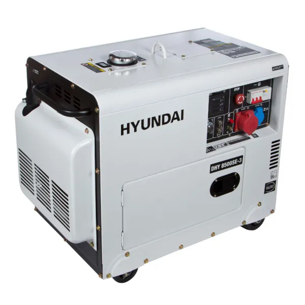 Дизельный генератор HYUNDAI DHY 8500SE-3