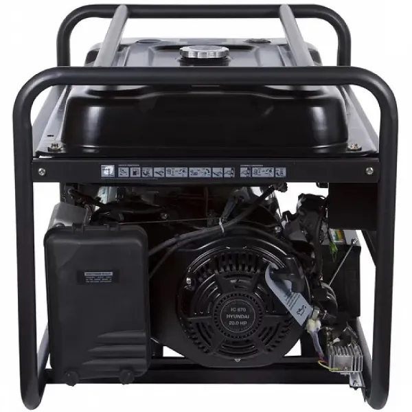 Генератор бензиновый 9,5 кВт HYUNDAI HHY 12500LE-3 открытого типа