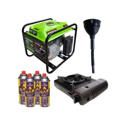 Инверторный генератор Bass Polska 5047LX + газовая плитка Orcamp CK-505 + 4 газовых картриджа 400 мл