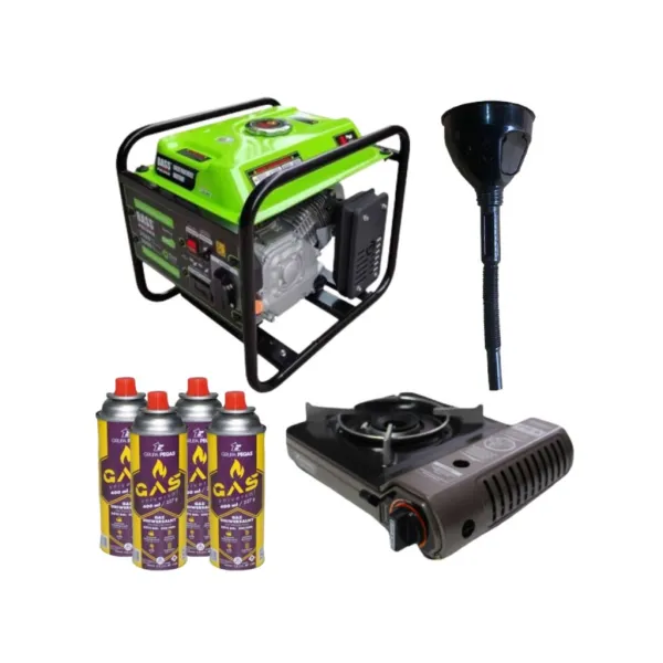 Инверторный генератор Bass Polska 5047LX + газовая плитка Orcamp CK-505 + 4 газовых картриджа 400 мл